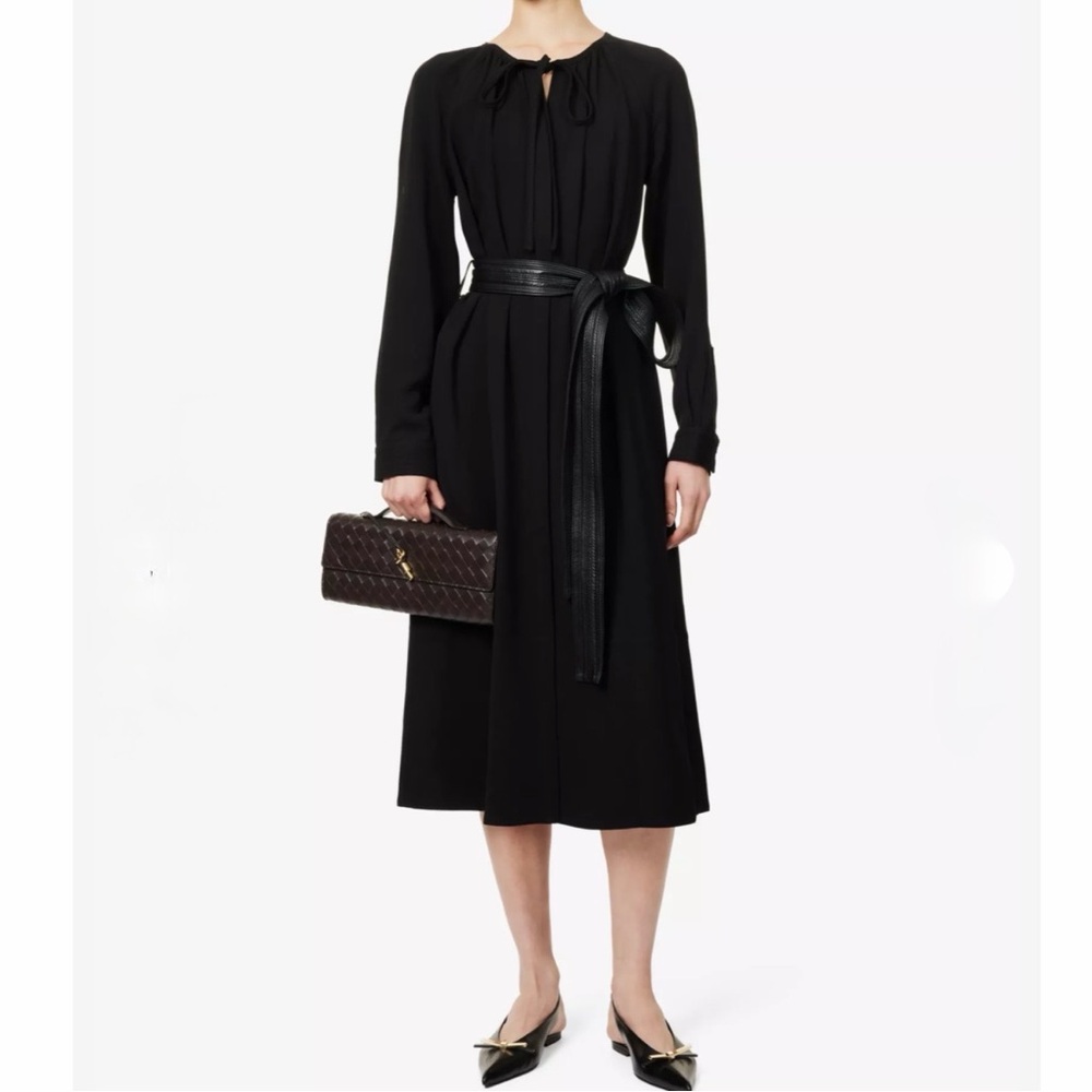 PROENZA SCHOULER
Enya V-neck belted crepe midi dress